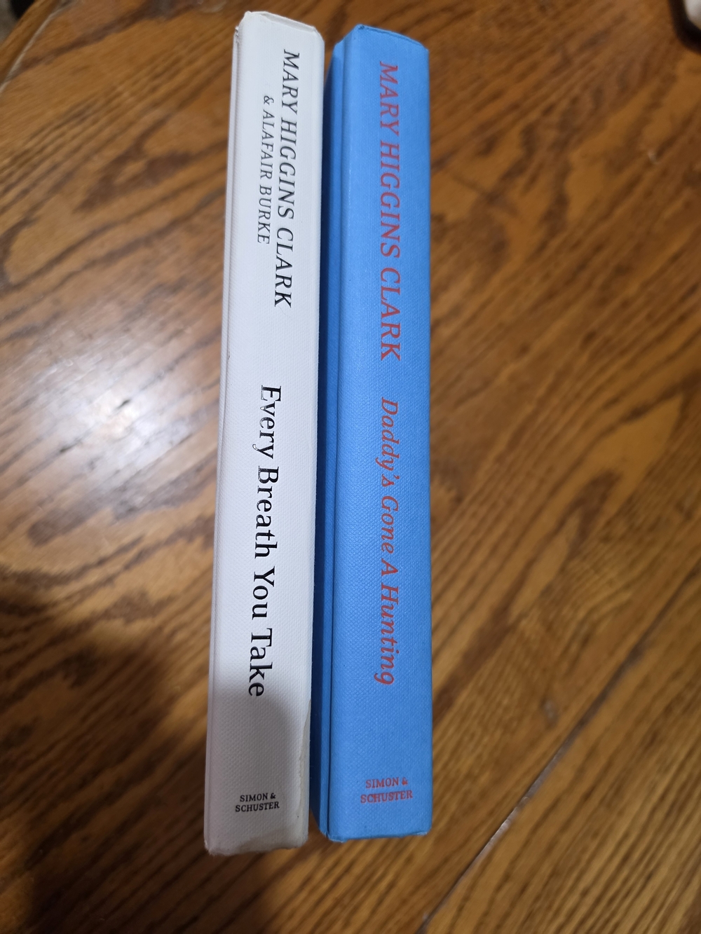 Bundle: 2 Mary Higgins Clark Hardcover Suspense Novels